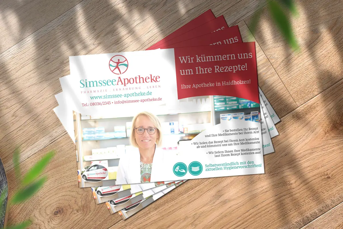 Simssee Apotheke Flyer - modal
